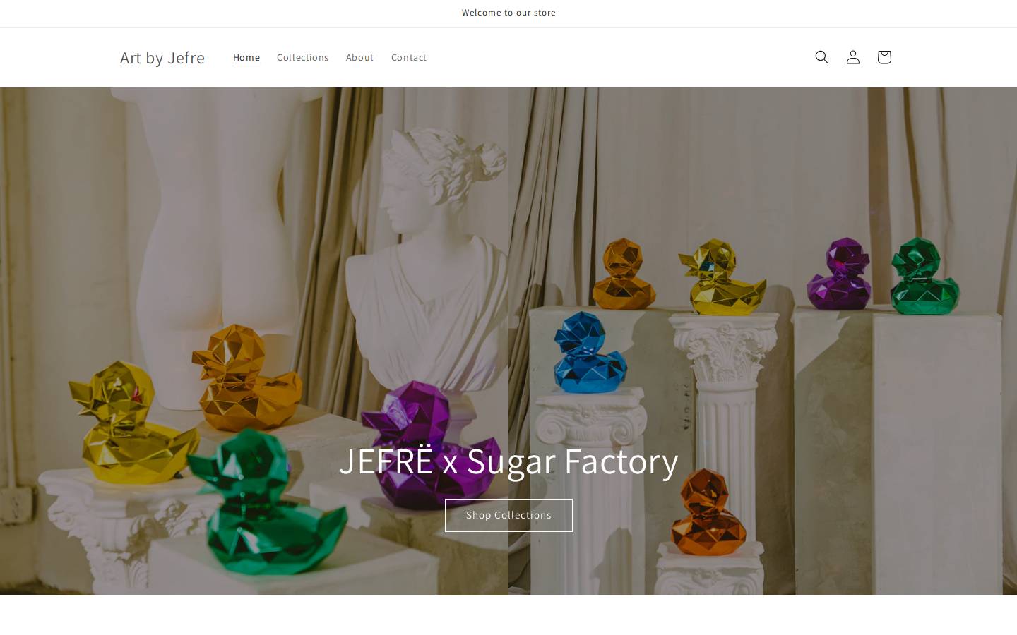 artbyjefre.com homepage screenshot