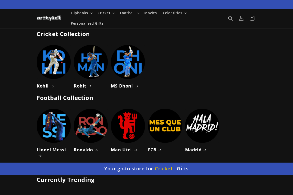 artbykrii homepage screenshot