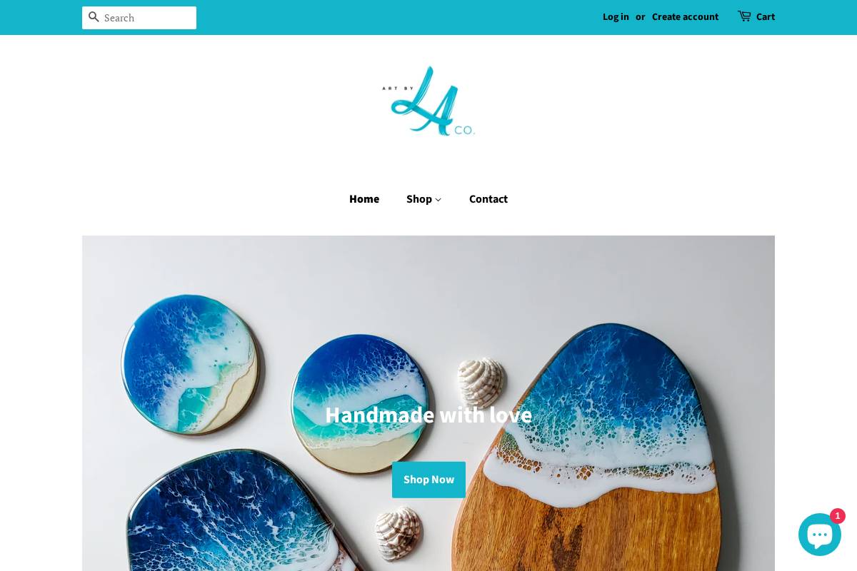 artbylaco.com homepage screenshot