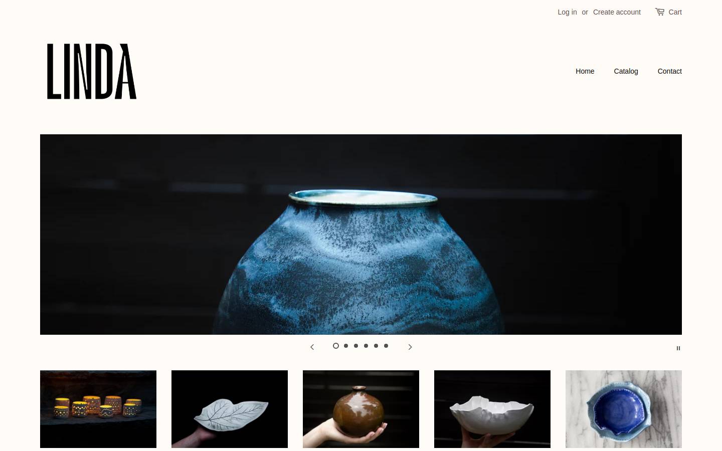 artbylinny.com homepage screenshot