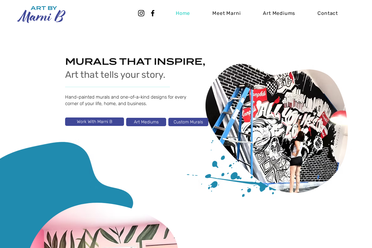 Art By Marni B homepage screenshot