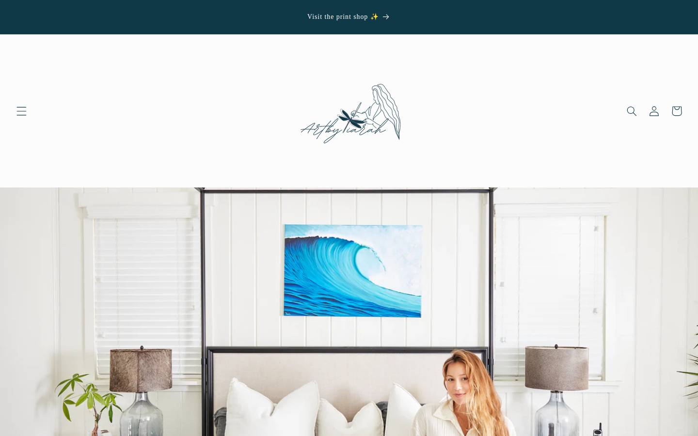 artbytiarah.com homepage screenshot