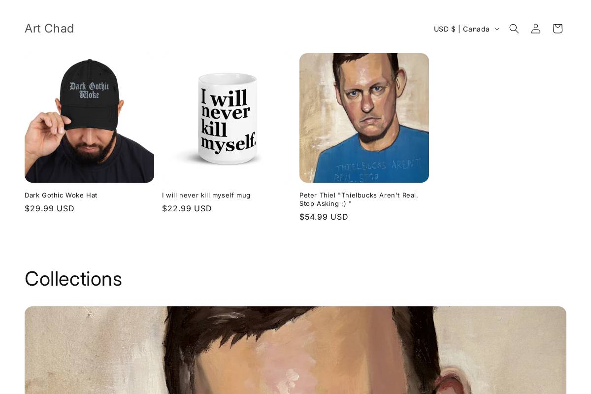 artchad.shop homepage screenshot
