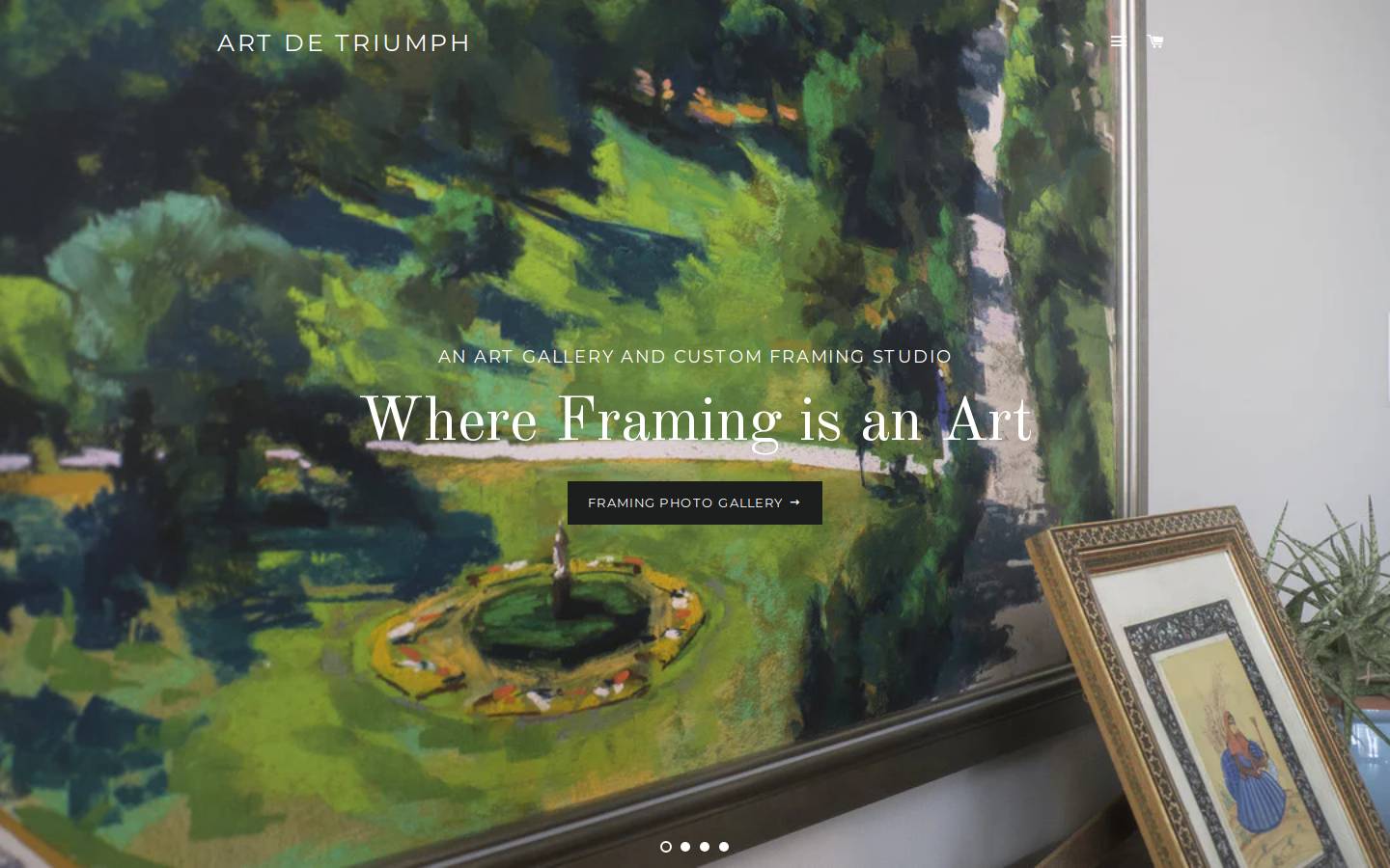 artdetriumph.com homepage screenshot