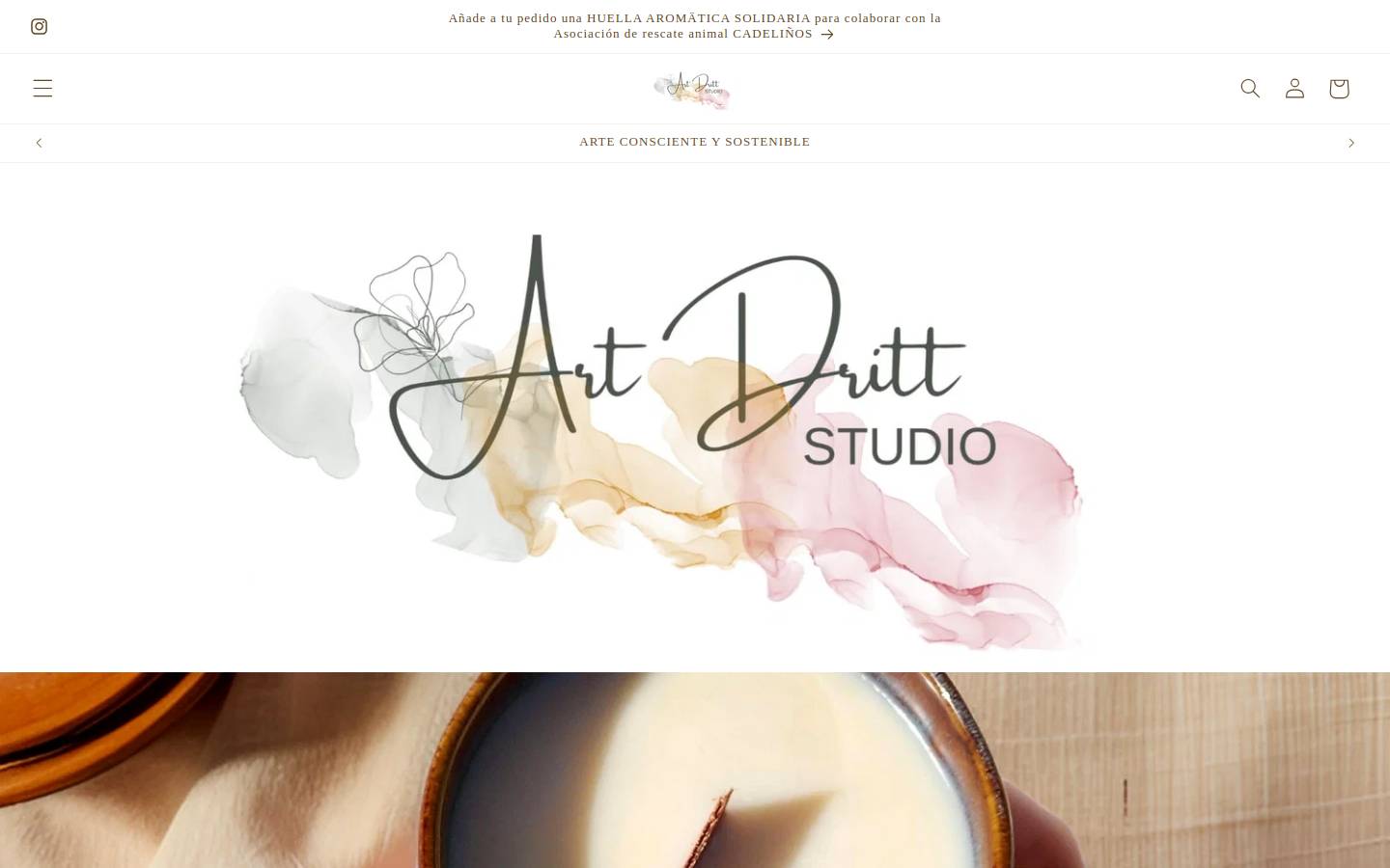 artdritt.com homepage screenshot