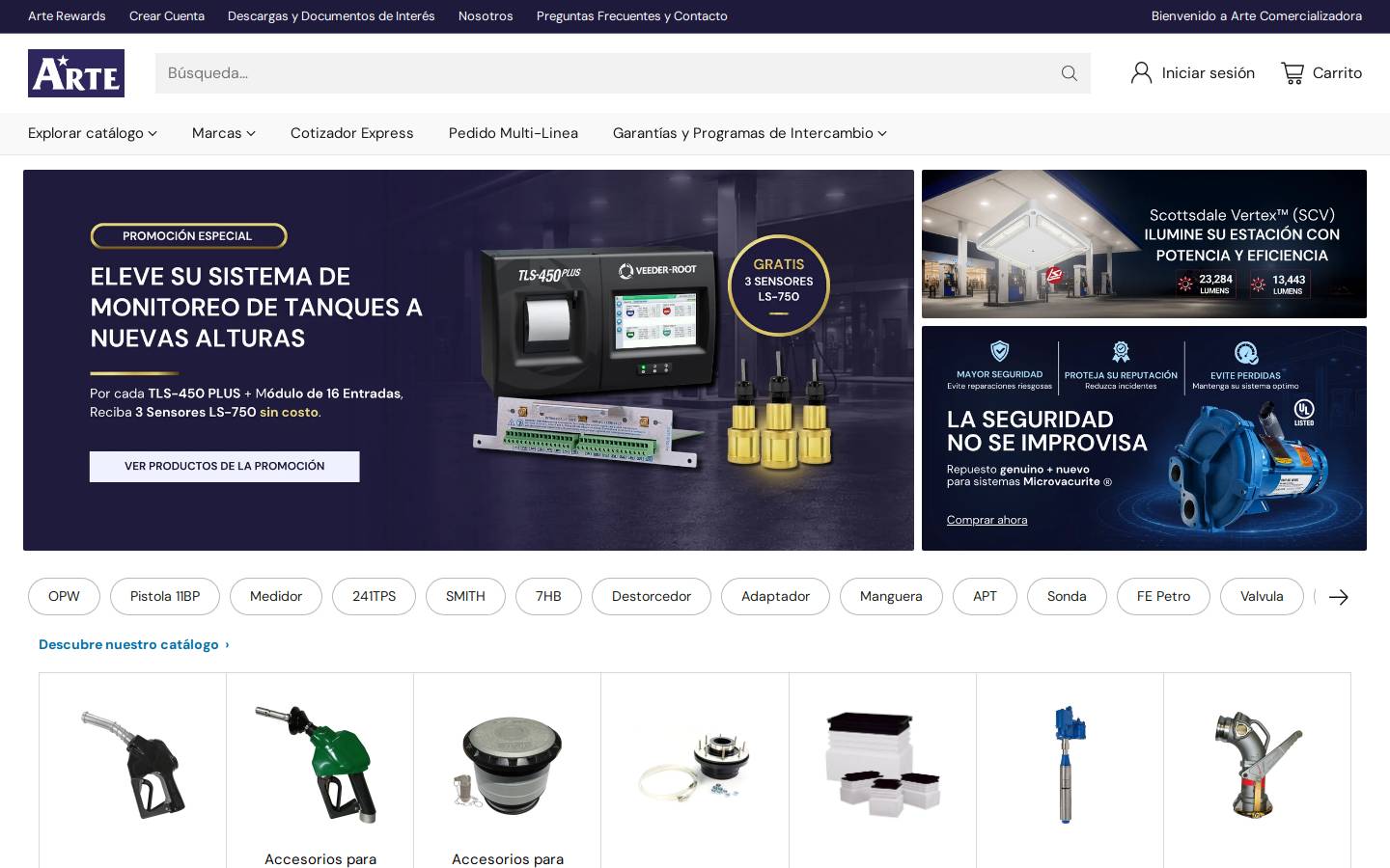 arte-energy.com homepage screenshot