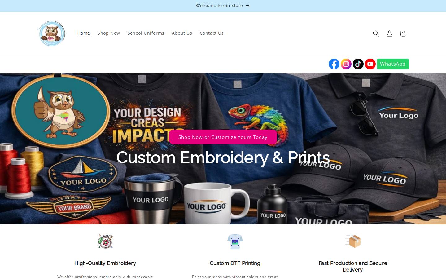 artecogdesign.com homepage screenshot