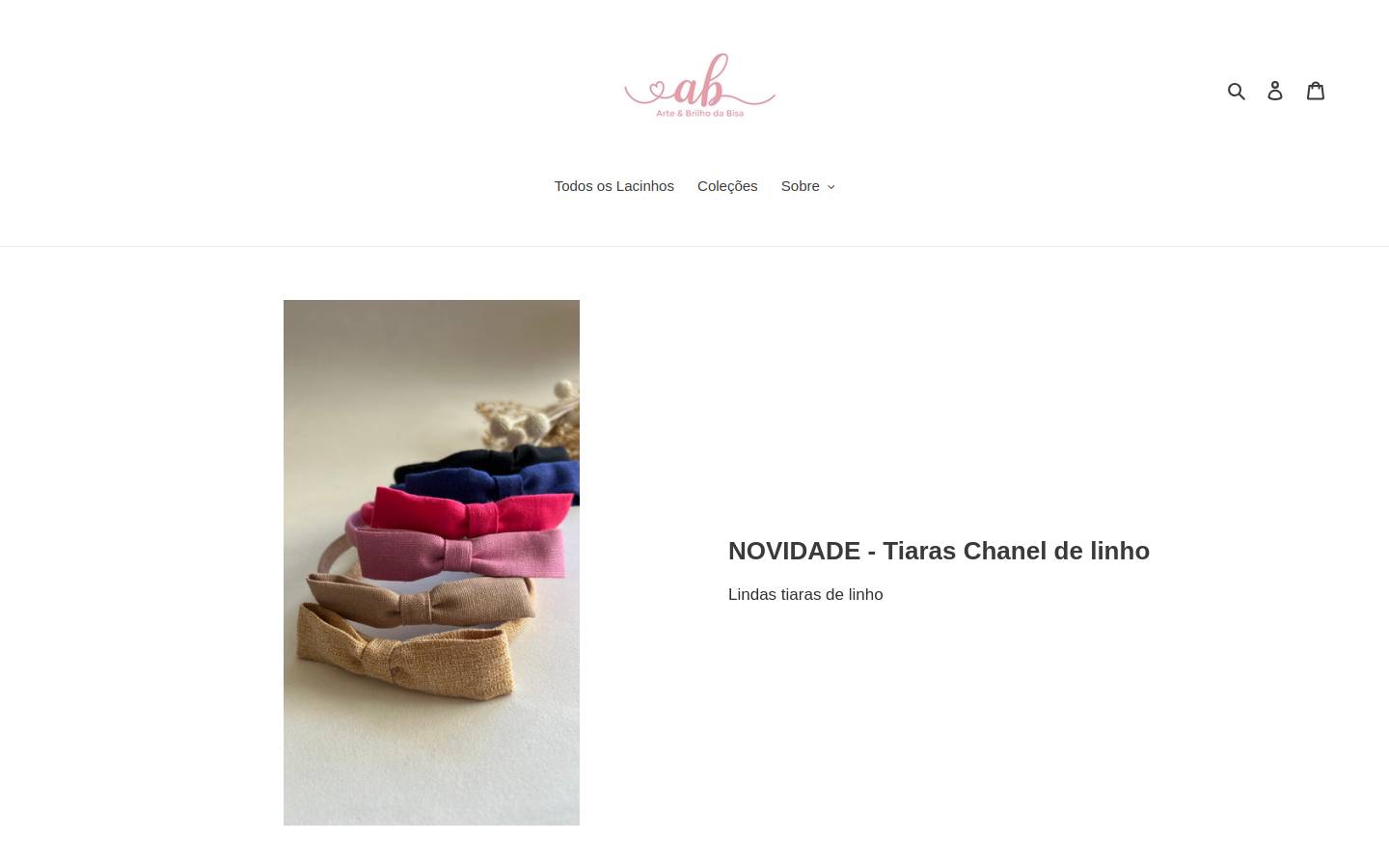 arteebrilhodabisa.com.br homepage screenshot