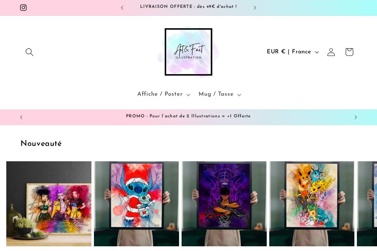 artefactillustration.com homepage screenshot