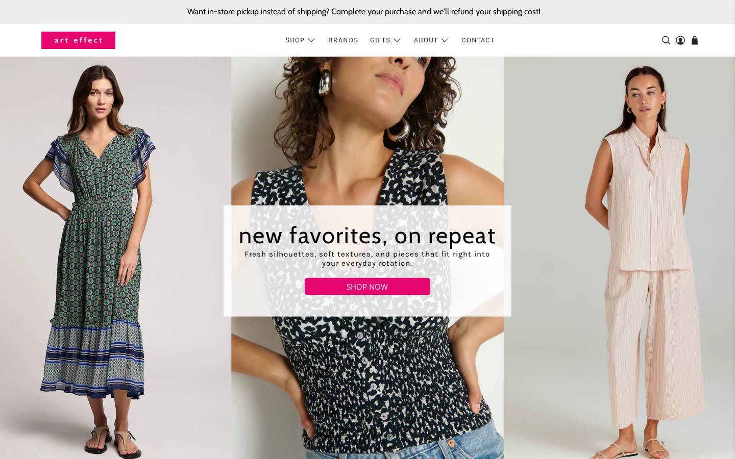 arteffectchicago.com homepage screenshot