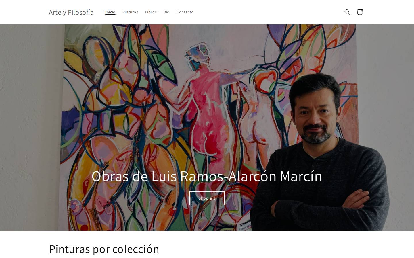 artefilos.com homepage screenshot