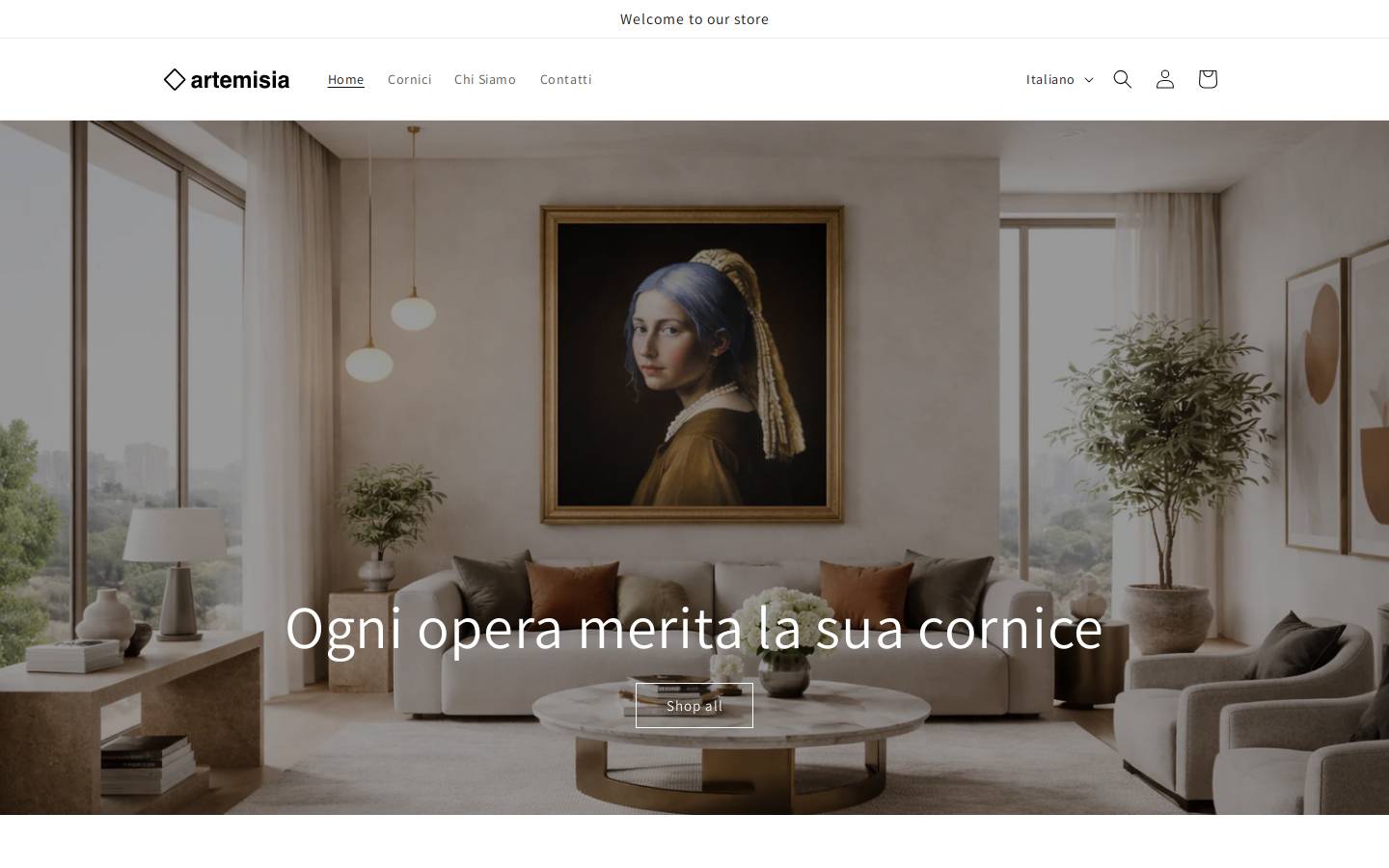 artemisiacornici.com homepage screenshot
