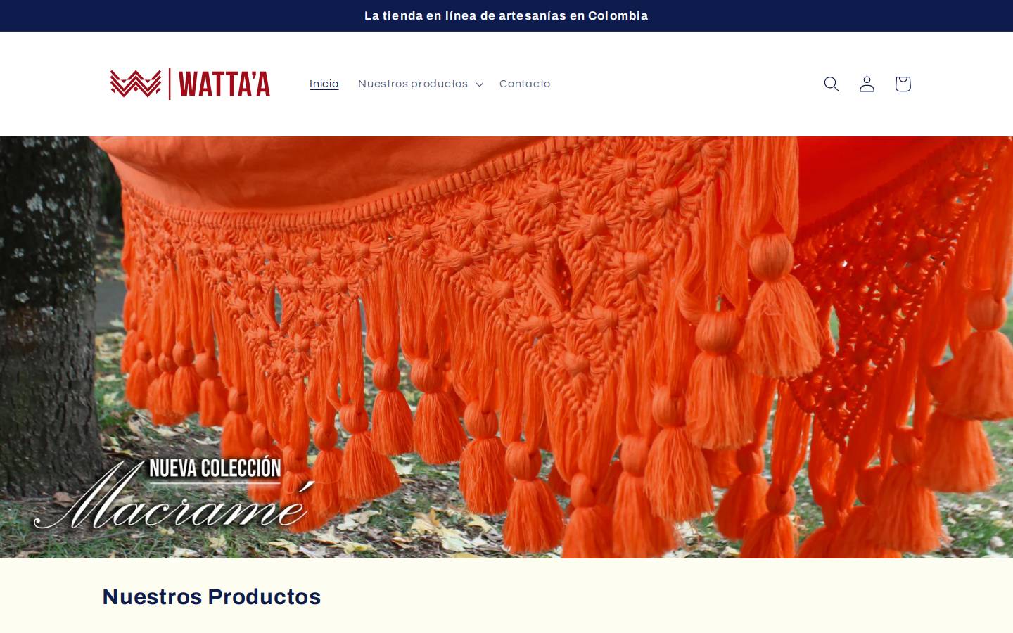 artesaniaswattaa.com homepage screenshot
