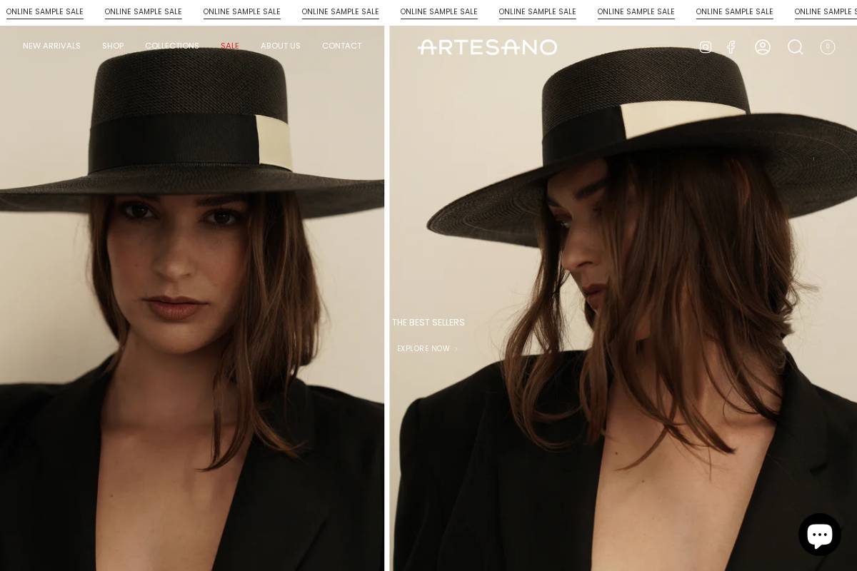 artesano.net homepage screenshot