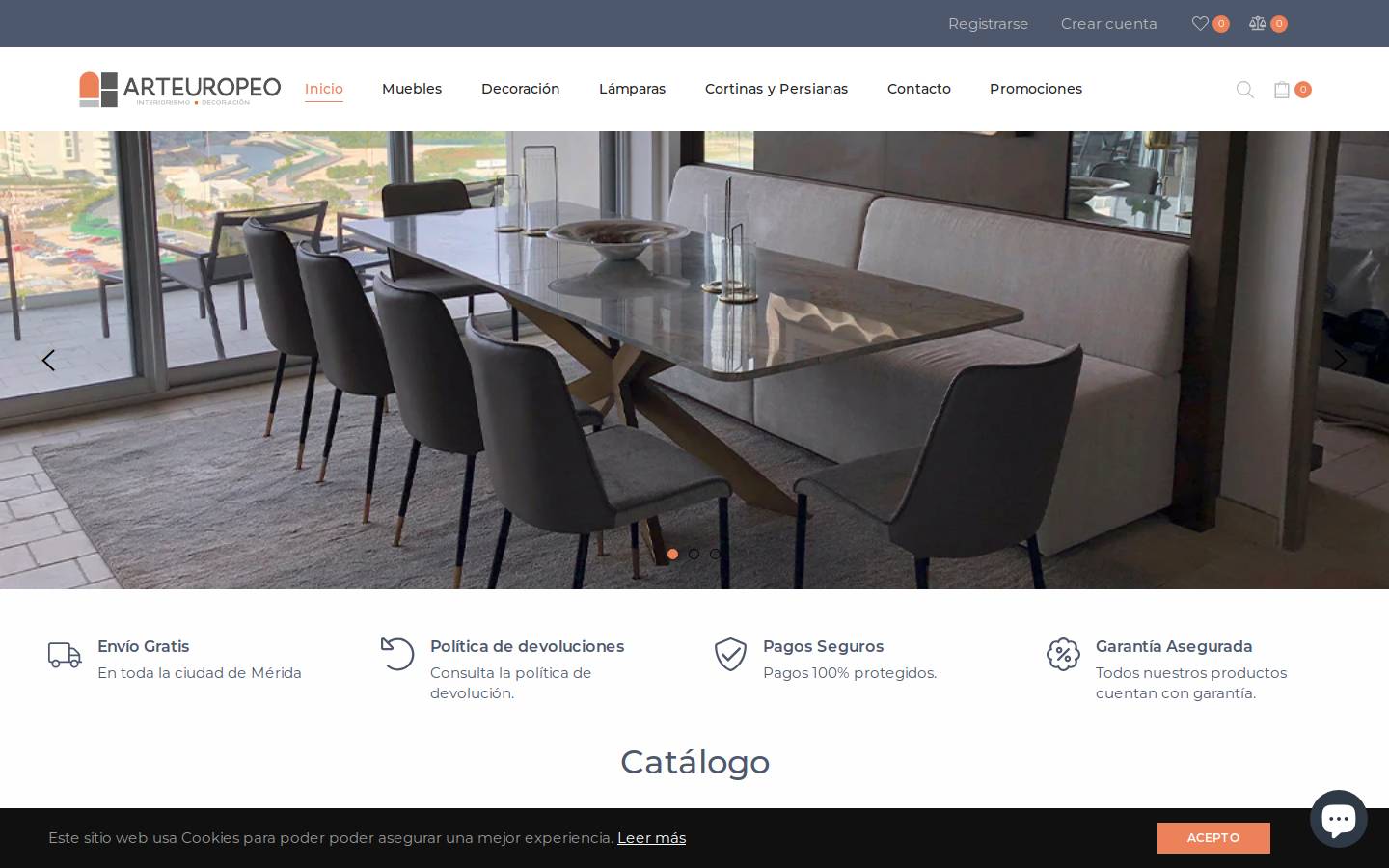 arteuropeo.com homepage screenshot