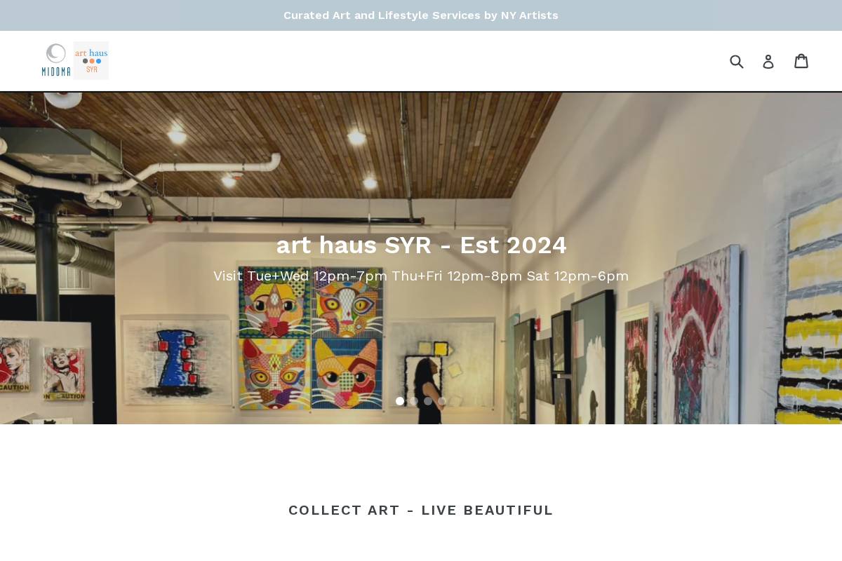 arthaus-syr.com homepage screenshot