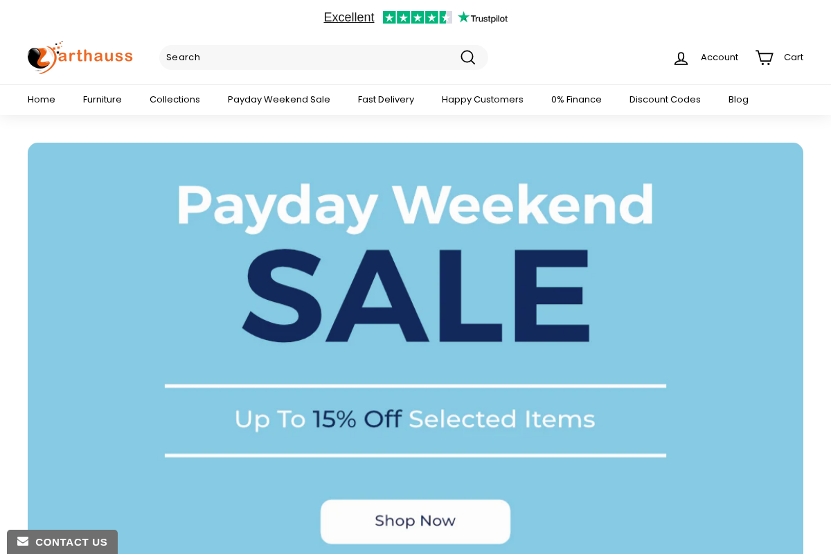 Arthauss Furniture homepage screenshot