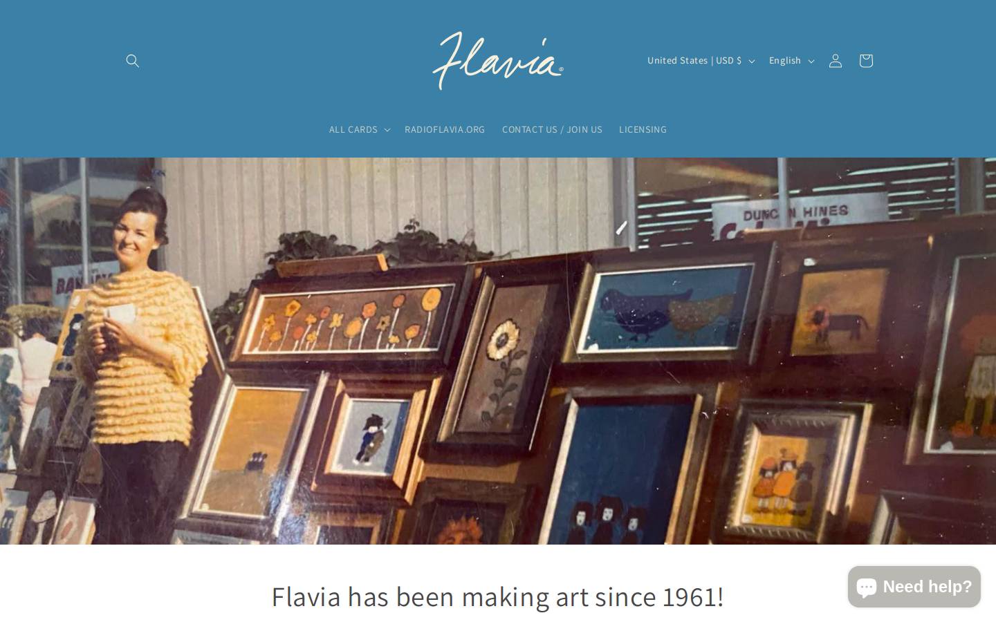 Arthouse homepage screenshot