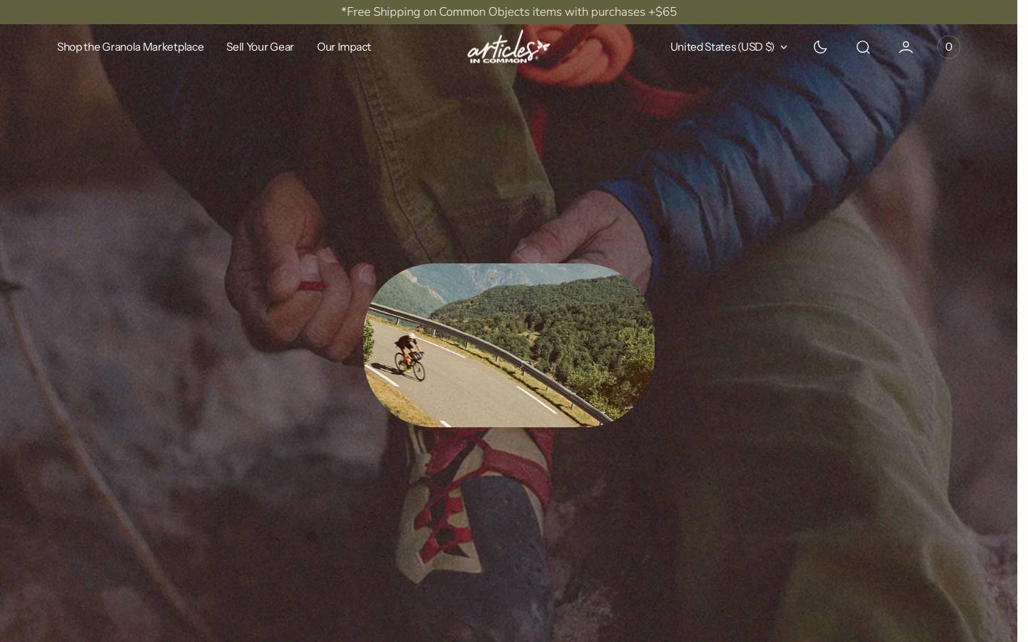 articlesincommon.com homepage screenshot