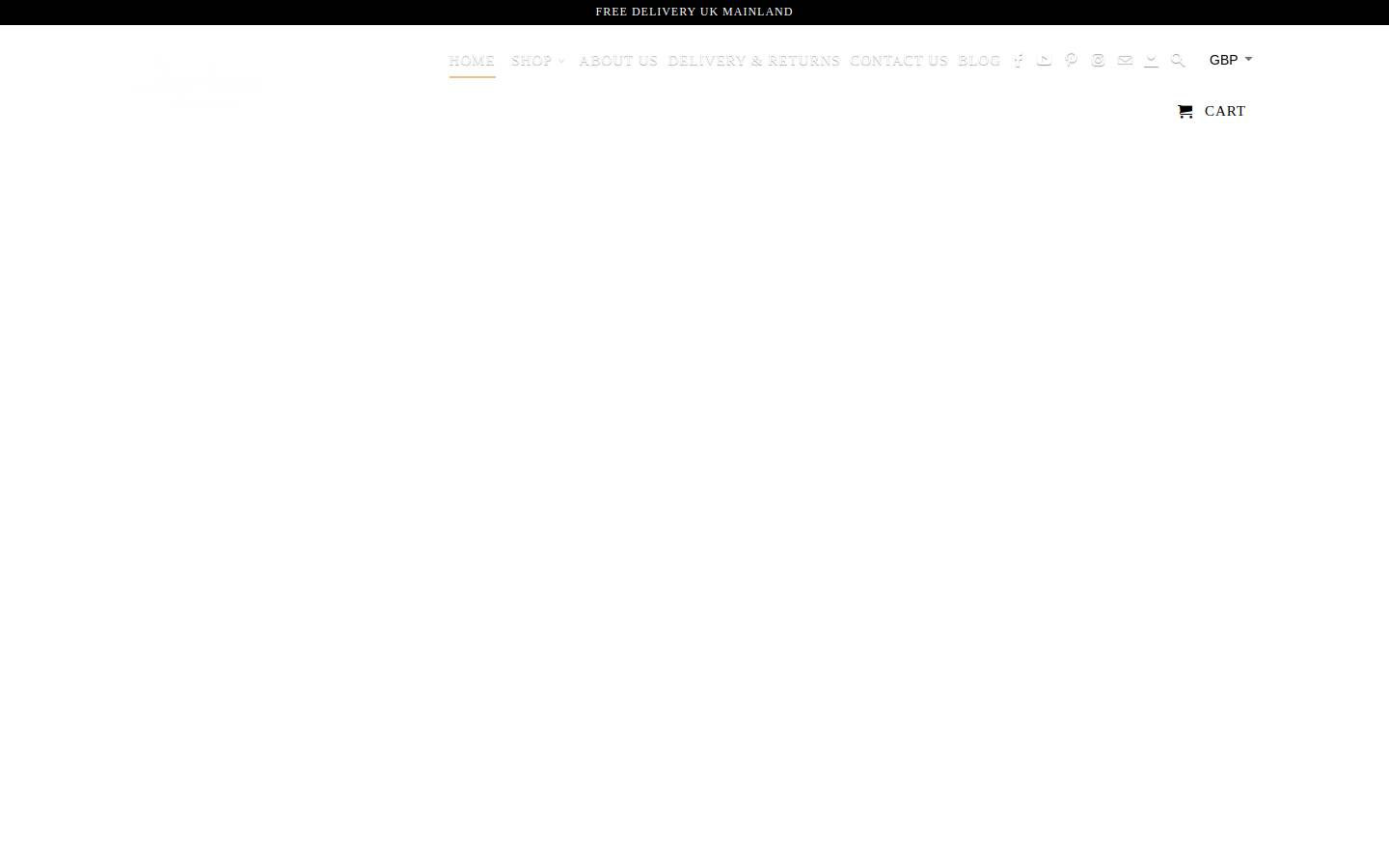 Artico Interiors homepage screenshot