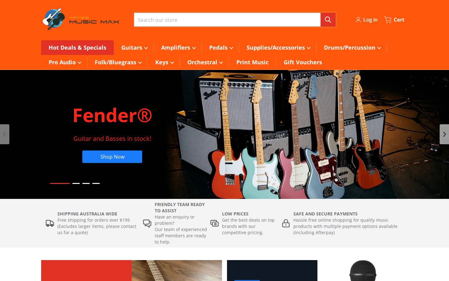 artiesstrathpine.com.au homepage screenshot