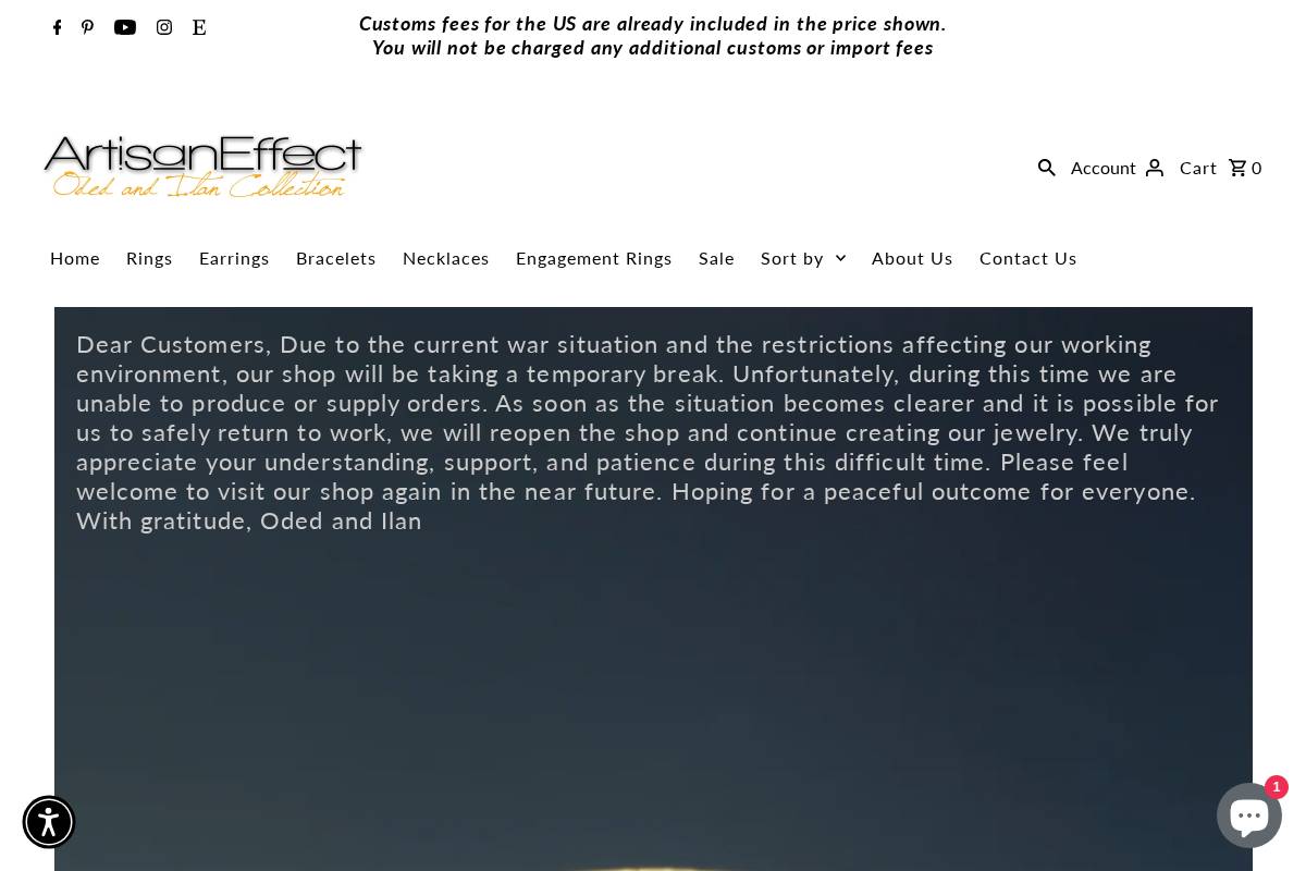 artisan-handmade.com homepage screenshot