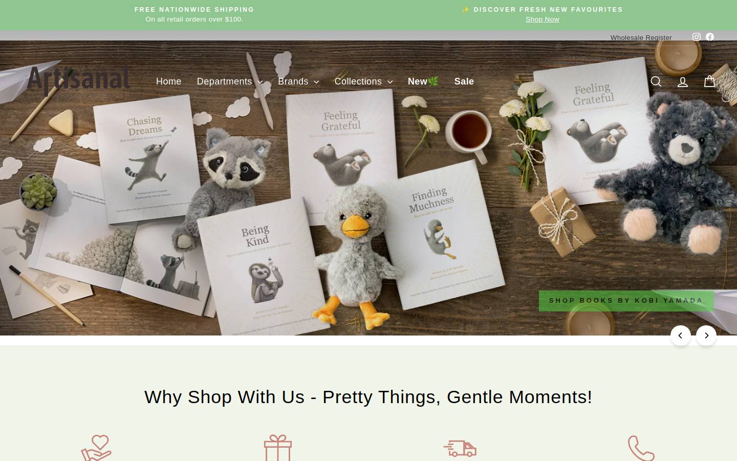 artisanal.co.nz homepage screenshot
