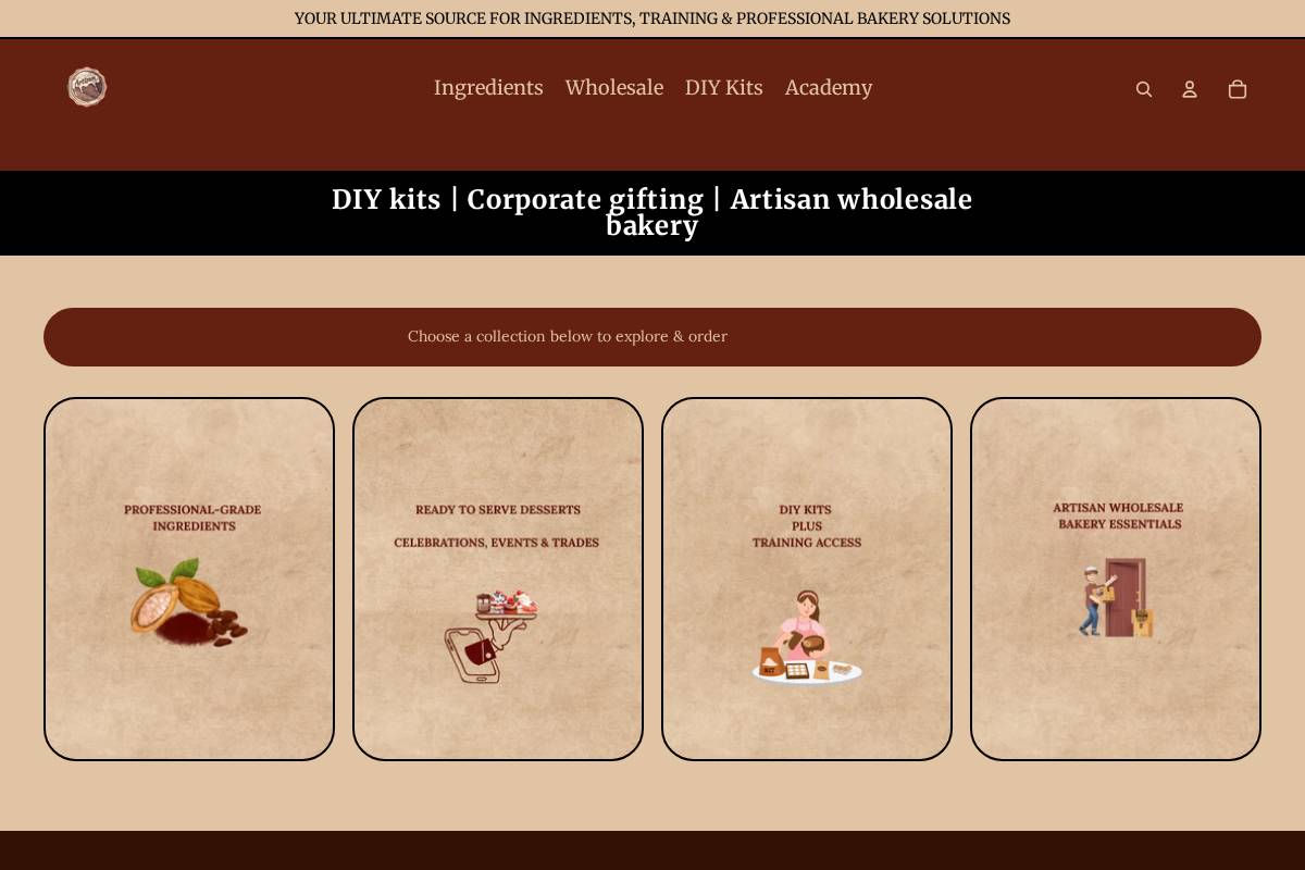 Artisanchocolaterie homepage screenshot