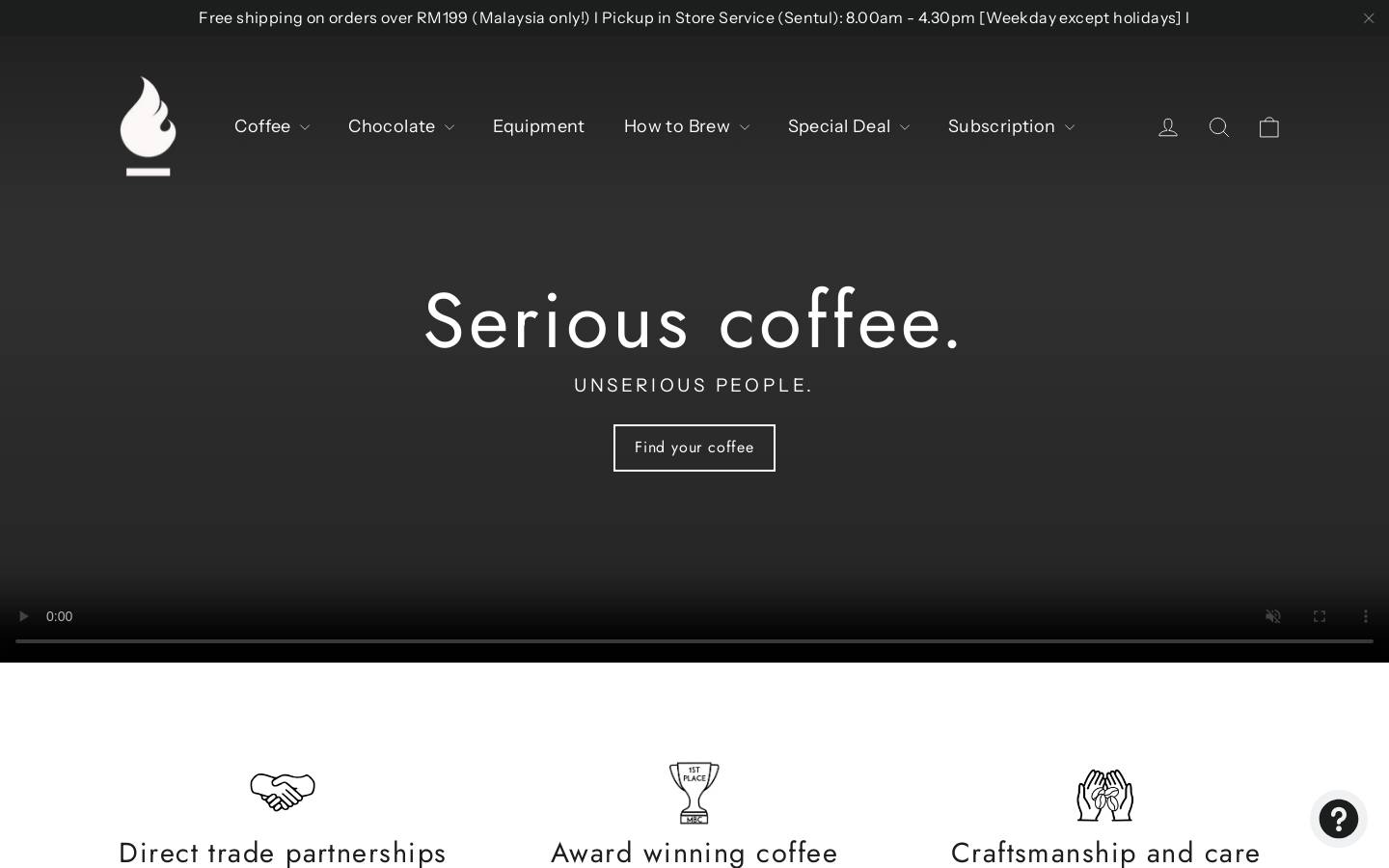 artisanroast.com.my homepage screenshot