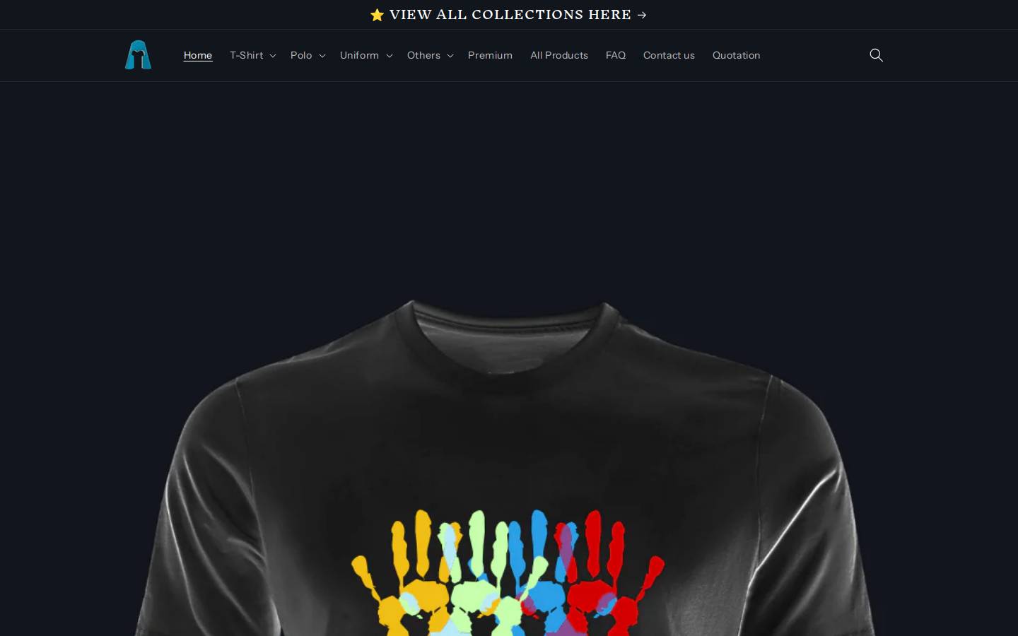 artiztee.com homepage screenshot