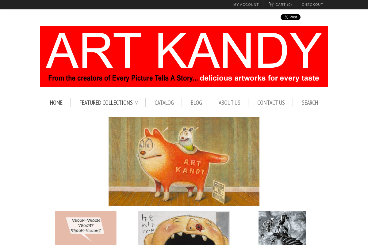 artkandy.com homepage screenshot