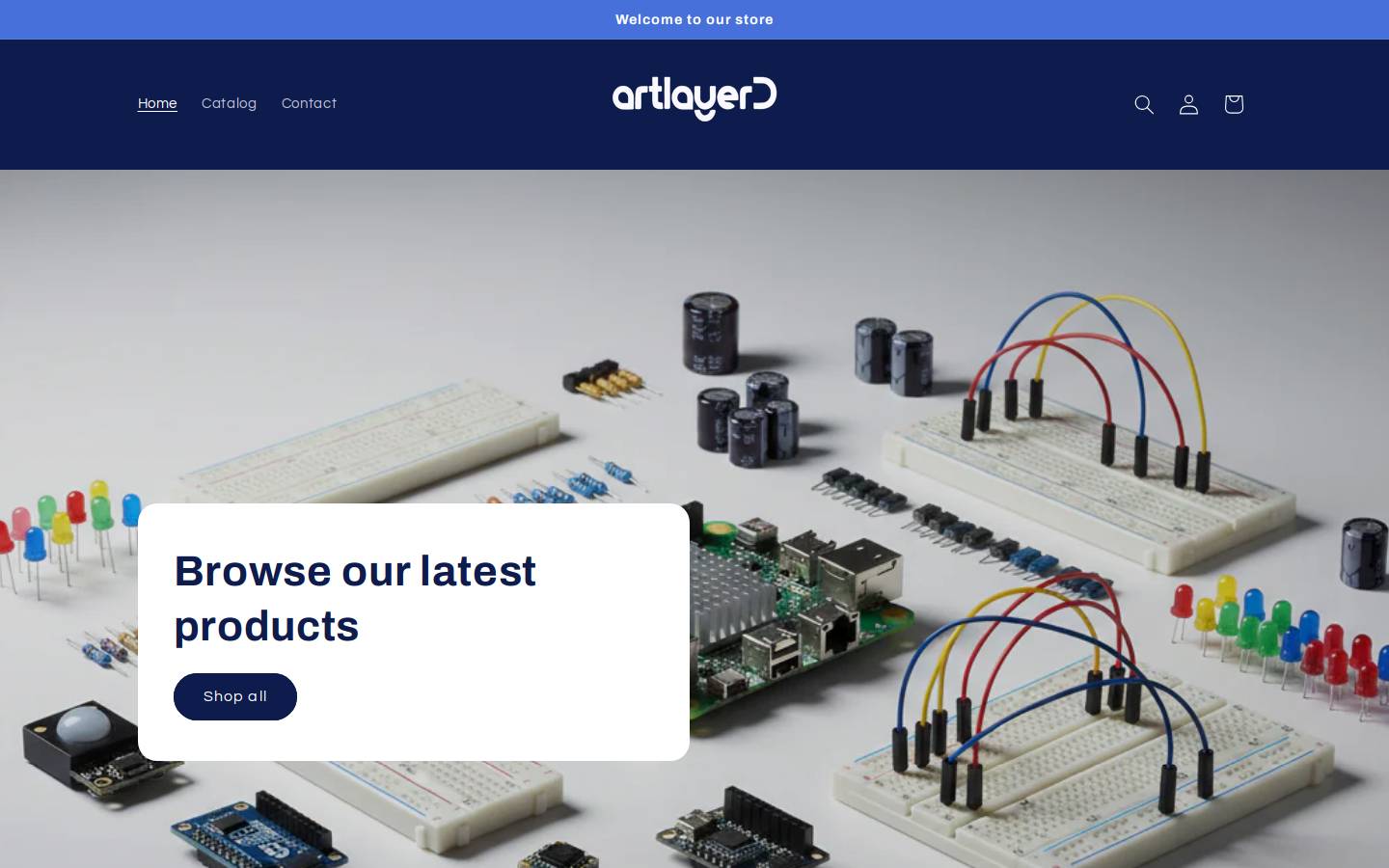 artlayer3d.com homepage screenshot