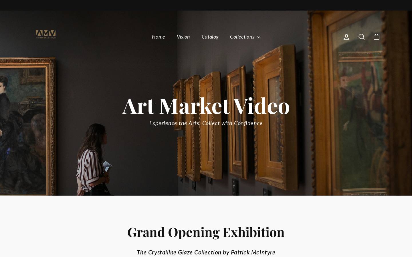 artmarketvideo.com homepage screenshot