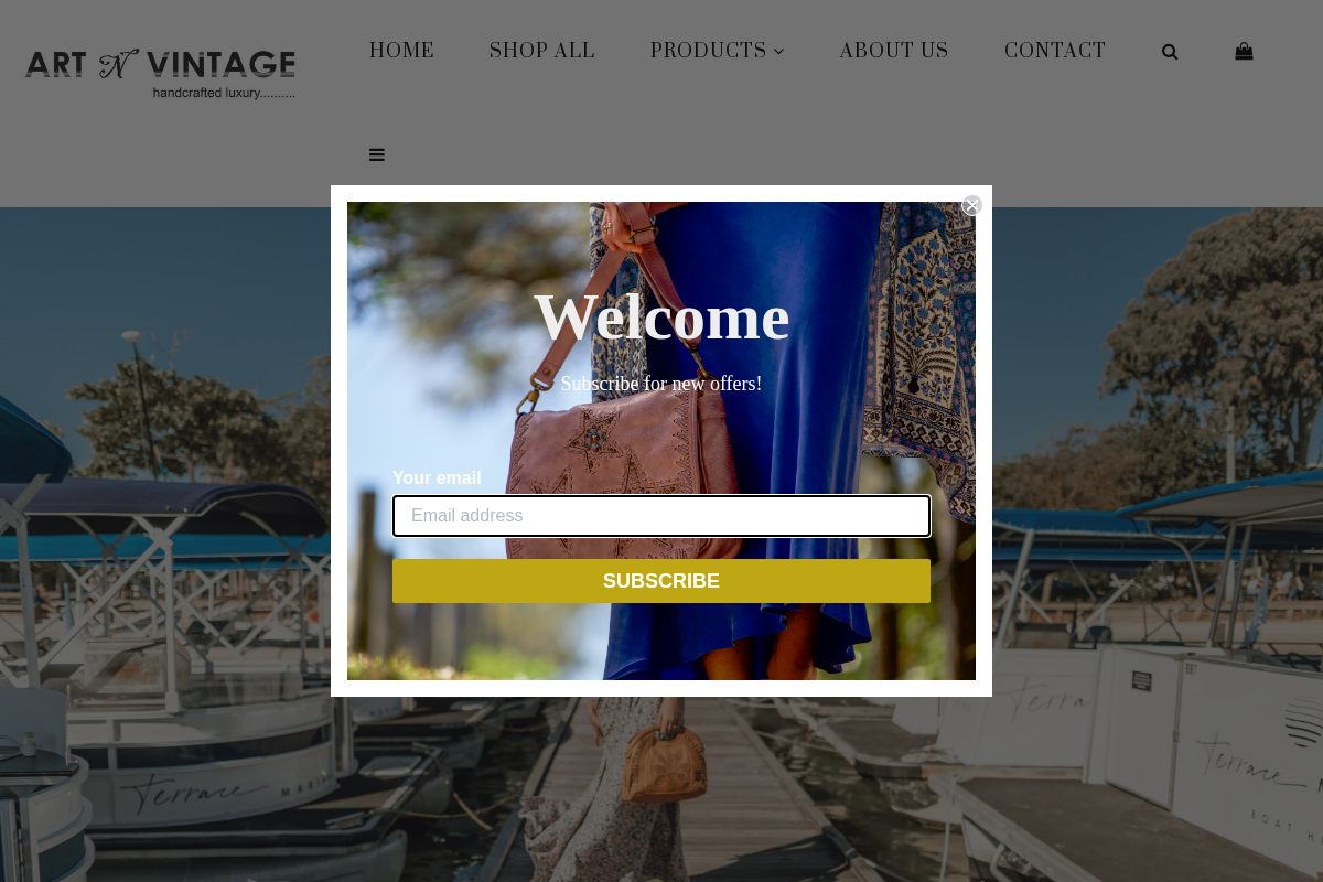 artnvintage.com.au homepage screenshot