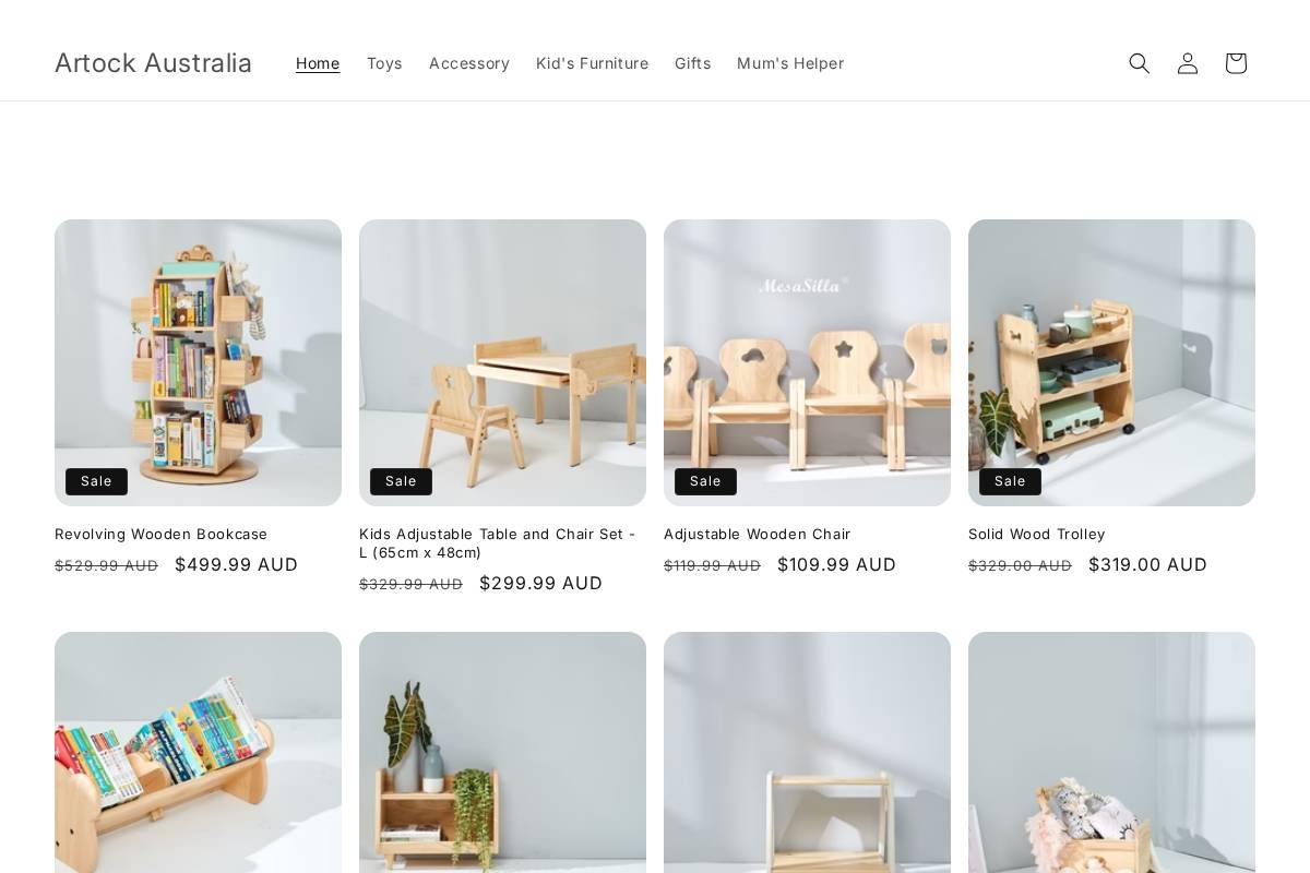 Artock-Hosting homepage screenshot