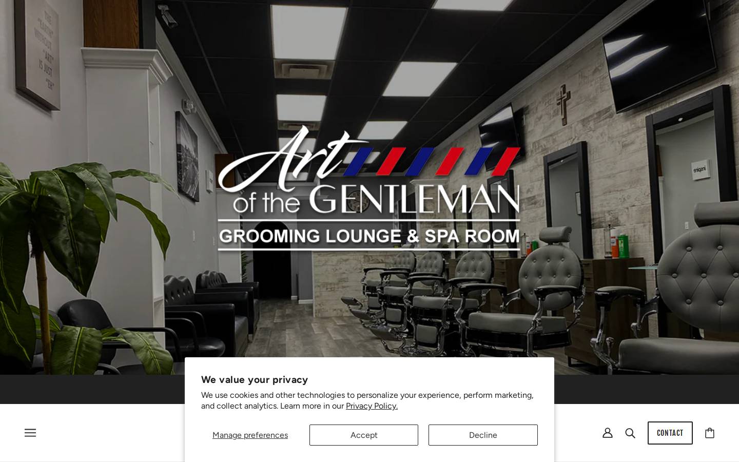 artofthegentleman.club homepage screenshot