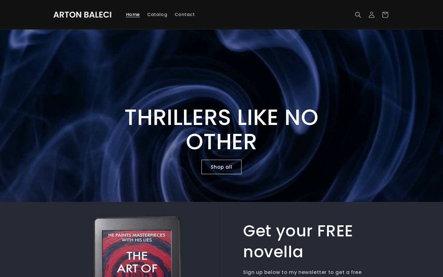 artonbaleci.com homepage screenshot
