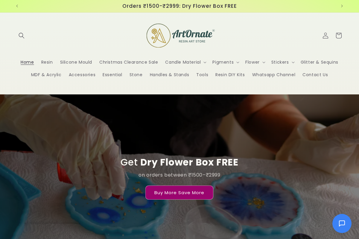 ArtOrnate homepage screenshot