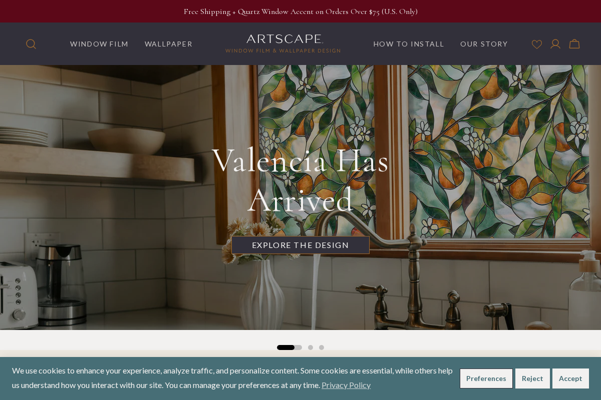 Artscape-inc homepage screenshot