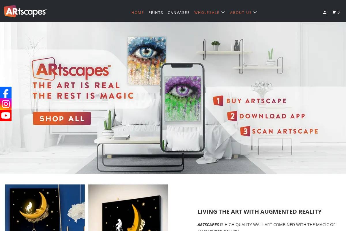 artscapes.co homepage screenshot