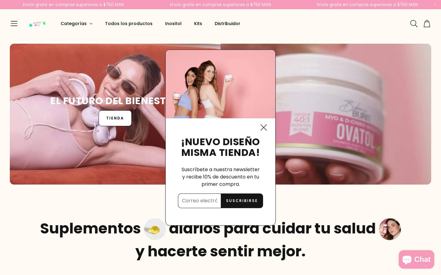 artsme.com.mx homepage screenshot