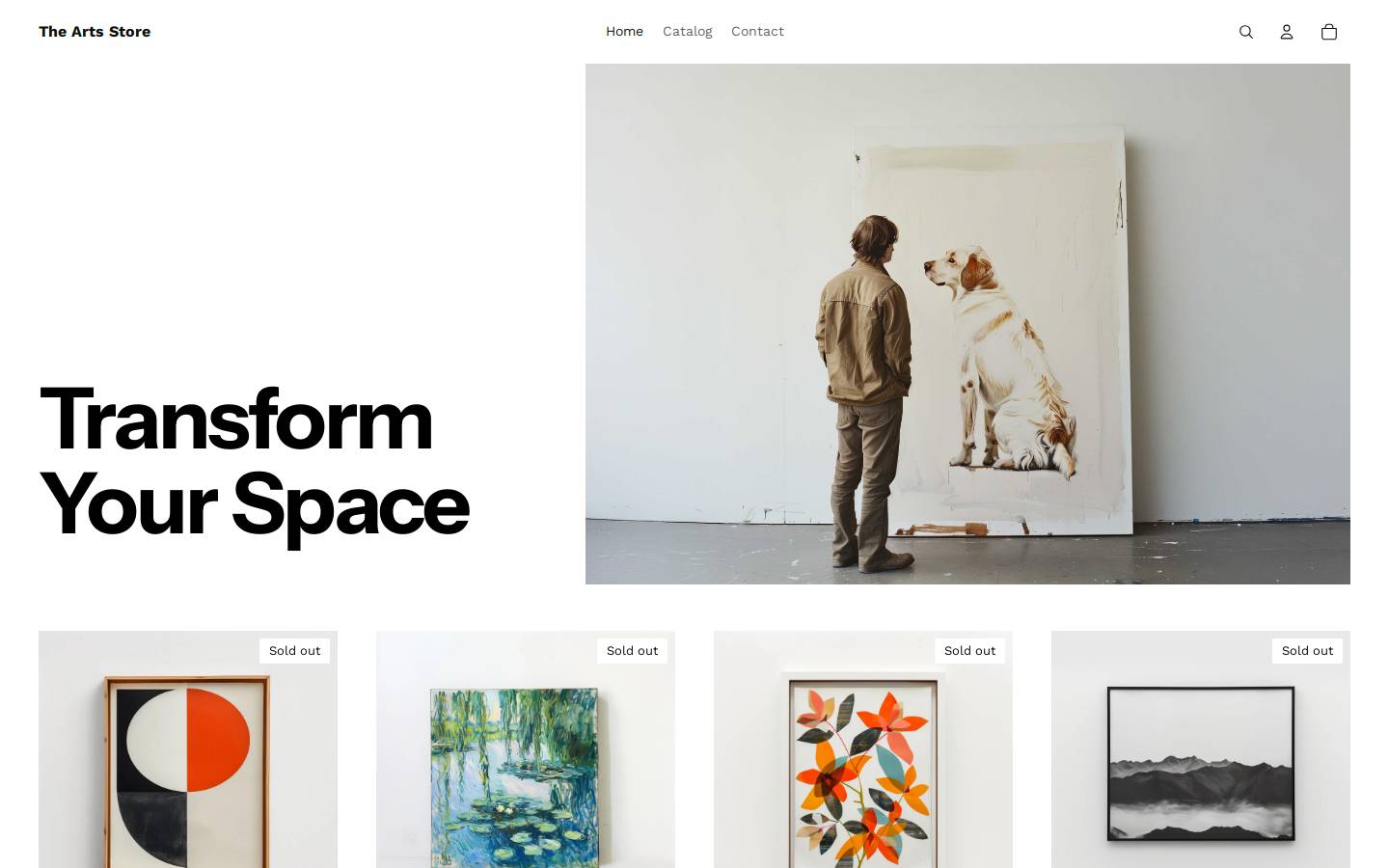 artssupplystore.com homepage screenshot