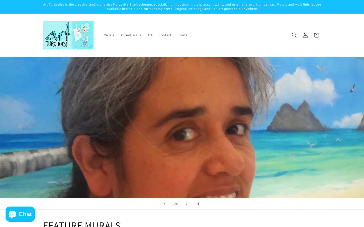 artturquoise.com homepage screenshot