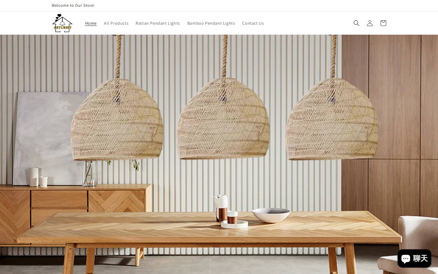 arturesthome.com homepage screenshot