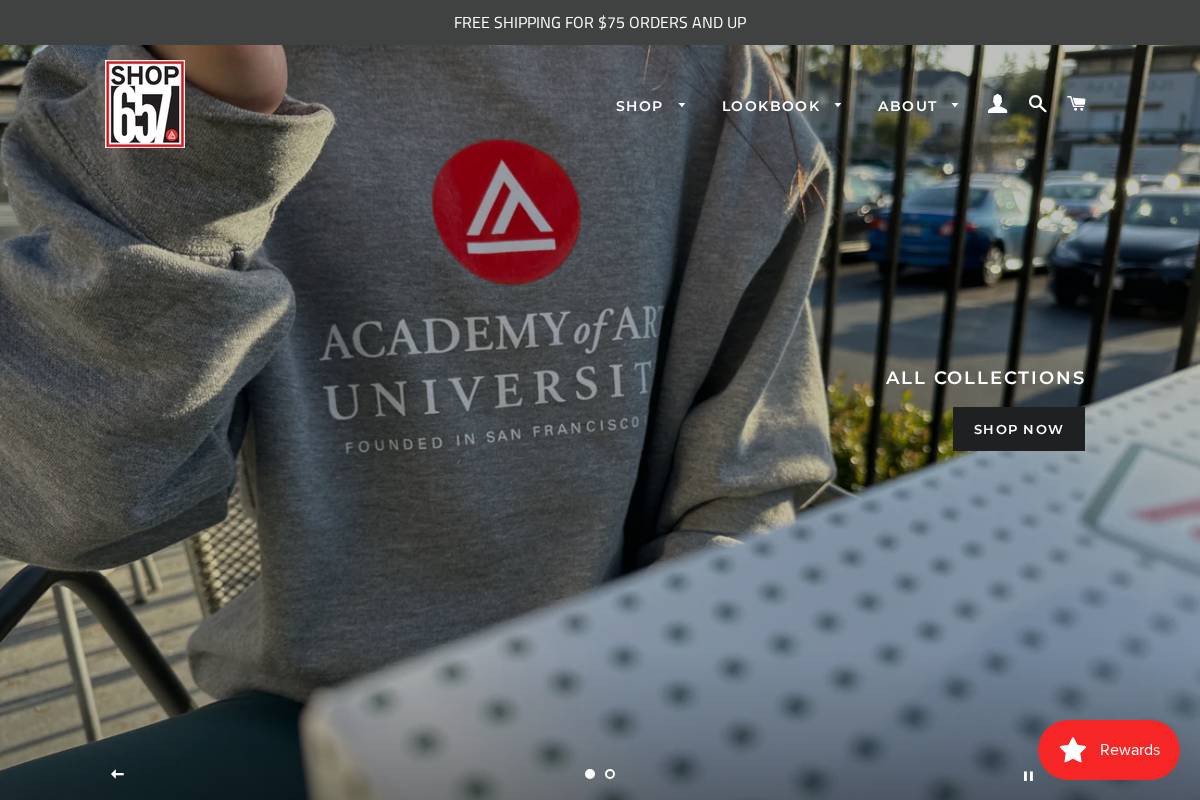 artushop657.com homepage screenshot