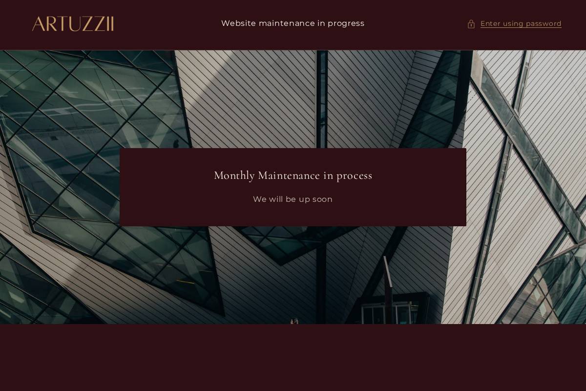 artuzzii.com homepage screenshot