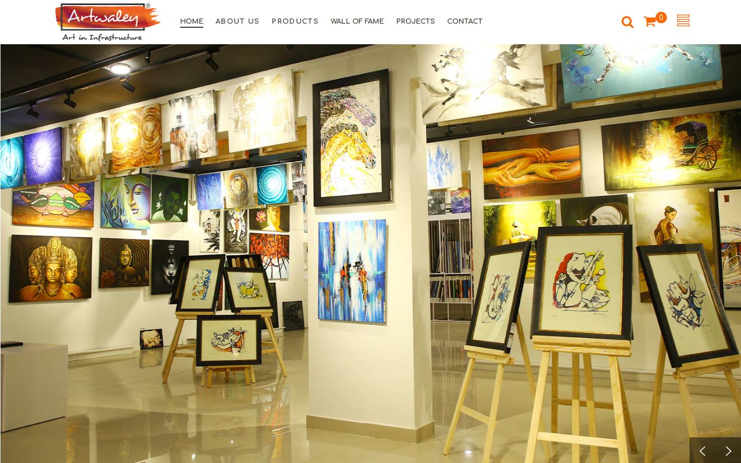 artwaley.com homepage screenshot