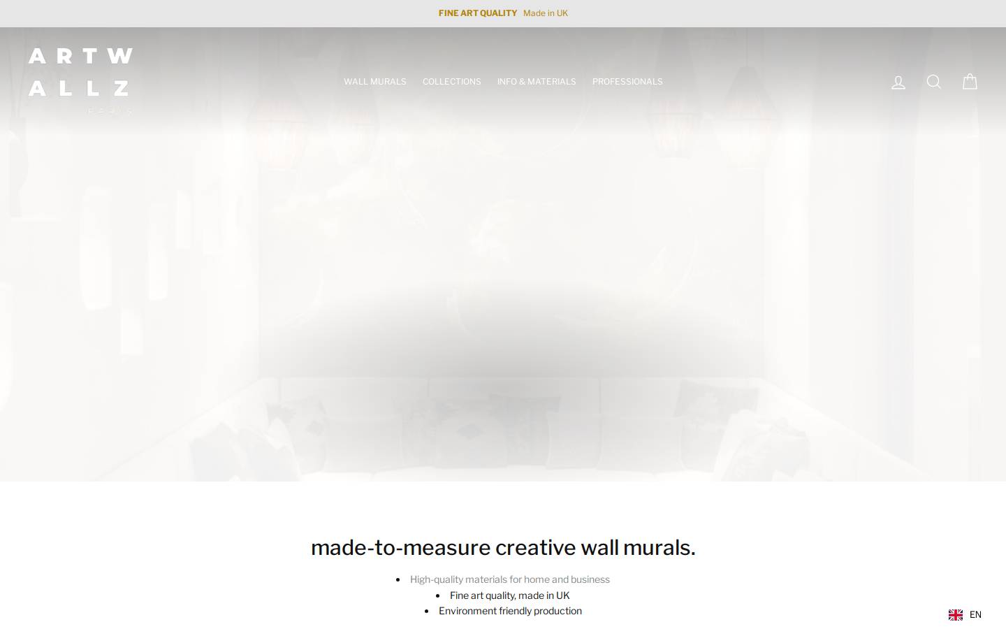 artwallzparis.com homepage screenshot