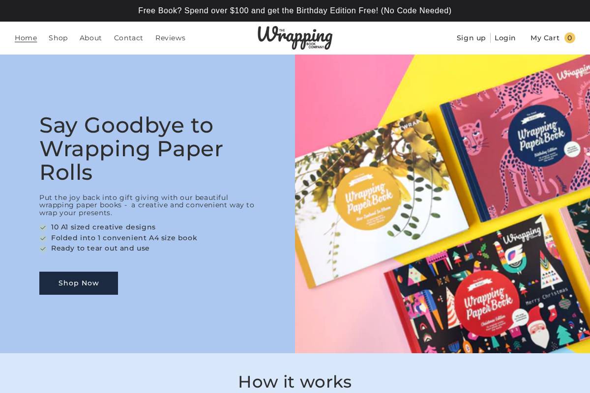 artwrap.co.nz homepage screenshot