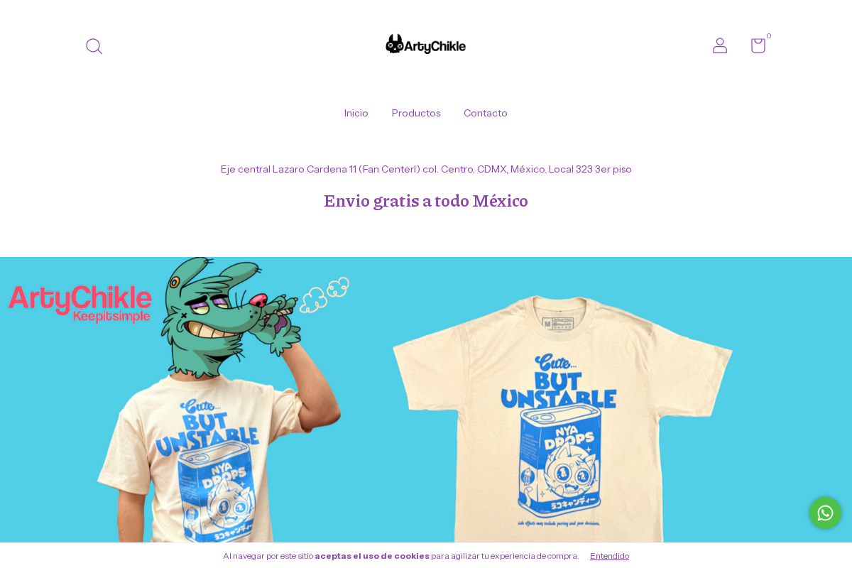 artychikle.com homepage screenshot